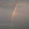 写真: 虹が出た
