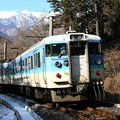 写真: 冬の飯田線（伊那福岡~田切）