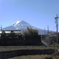 電信柱と富士山