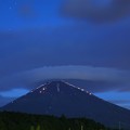写真: 夜の笠雲