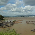 写真: 台風一過後の木津川