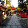 写真: 車折神社の紅葉