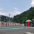 写真: ＪＲ東日本・気仙沼線、志津川駅