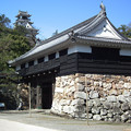 写真: 高知城・城門と天守20120303