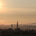 Photos: 夕陽とヤマセ雲01-12.07.21
