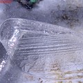 Photos: 珍しい氷の隆起