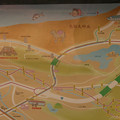 写真: 鳥取砂丘の地図