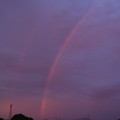 写真: 薄っすら二重の虹