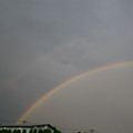 写真: 二重虹