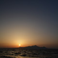 雲仙普賢岳の夕陽　　　DSC_0966