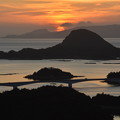 写真: 日本の夕陽百選に選ばれている『松島の夕日』　　　　DSC_0390