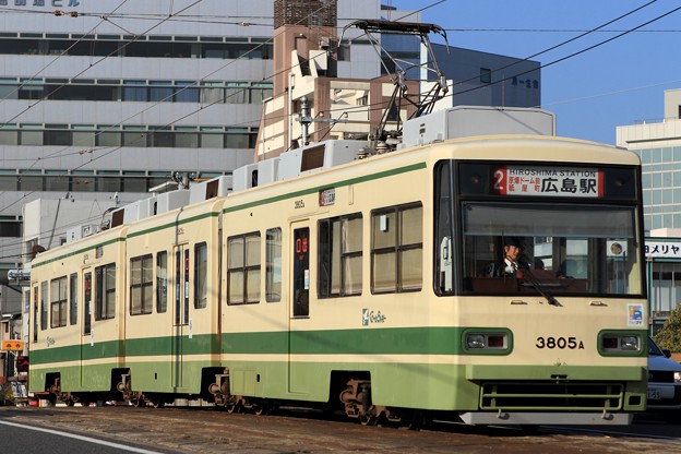 写真: 広島電鉄 3800形3805号車