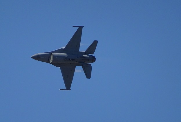 写真: F-16アップ