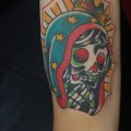 Photos: グアダルーペ?メキシカンスカルのタトゥー　Guadalupe Mexican Skull Tattoo