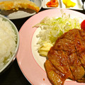 日替ランチ 豚肉の辛みそ焼き 吉輝 広島市中区八丁堀