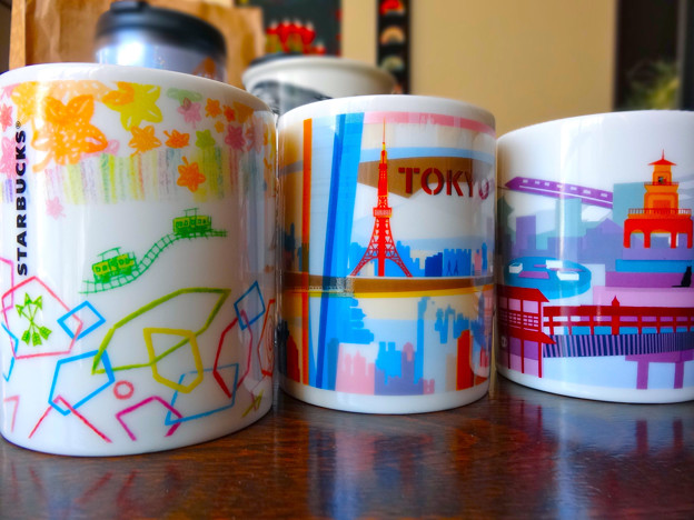 写真: スターバックス 地域限定マグカップ Starbucks Coffee JAPAN Hiroshima Tokyo Kanazawa mug limited edition