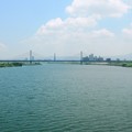 07赤川鉄橋から ・淀川上流