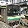 写真: 横浜線205系 (橋本駅）