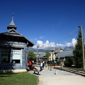 写真: Tramway du Mont-Blanc 始発駅