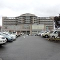 雨の長崎医療センター