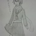 10時間以内に3RTされたら、セーラー服(冬服)のKAITOを描け！ http://shindanmaker.com/312046 描いた！