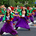 写真: 岡山桃太郎祭り「うらじゃ」踊り♪♪