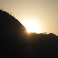八雲山から昇る朝日　20130514