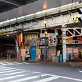 写真: 2014.02.07　神田駅南口交差点　高架下