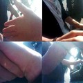 写真: aoiさんが握手した瞬間