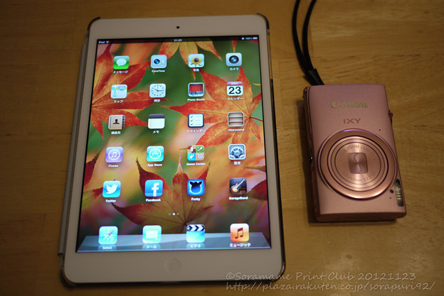 iPad miniとIXY430F