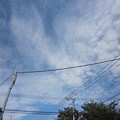 写真: 午前中の空
