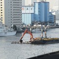 写真: 環状第２号線 隅田川橋りょう（仮）工事