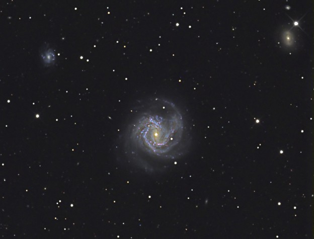 写真: 渦巻銀河M61