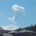 写真: キノコみたいな雲