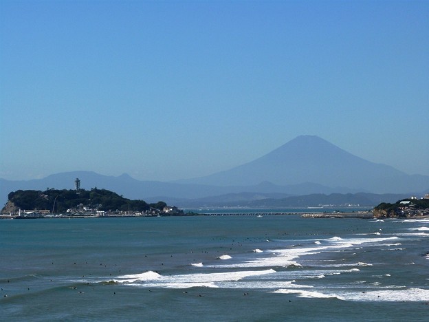 写真: 130917_富士山(稲村が崎) (47)