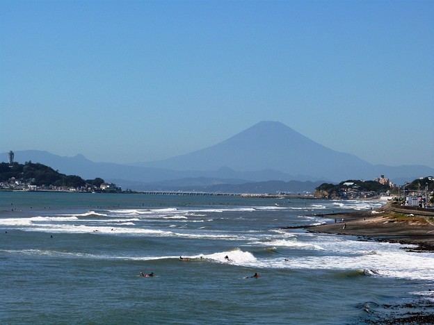 写真: 130917_富士山(稲村が崎) (17)