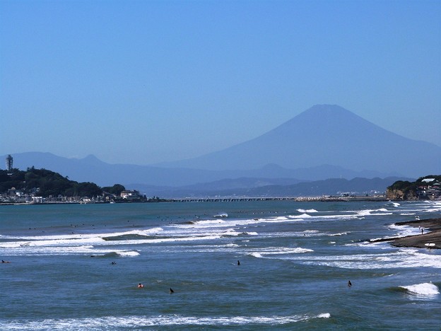 写真: 130917_富士山(稲村が崎) (34)
