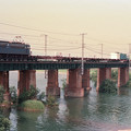 Photos: 【ネガ】EF65貨物列車　1987年頃