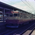 写真: 【ネガ】1985年　475系　直江津駅