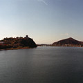 写真: 【ネガ】木曽川と犬山城