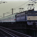 Photos: 【ネガ】（再スキャン）西鉄の新車　甲種回送　1985年
