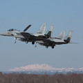 写真: F-15J Formation Landing 203sq