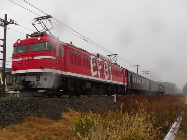 EF81 95＋旧型客車3B 「DL・SL奥久慈清流ライン」返却回送