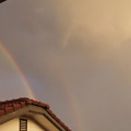写真: 虹と副虹