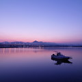 写真: 平生港の黄昏