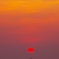 写真: 夕陽は叶島の彼方へ