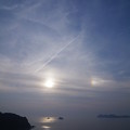 写真: 叶島の夕陽