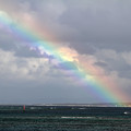 写真: 伊江島の虹