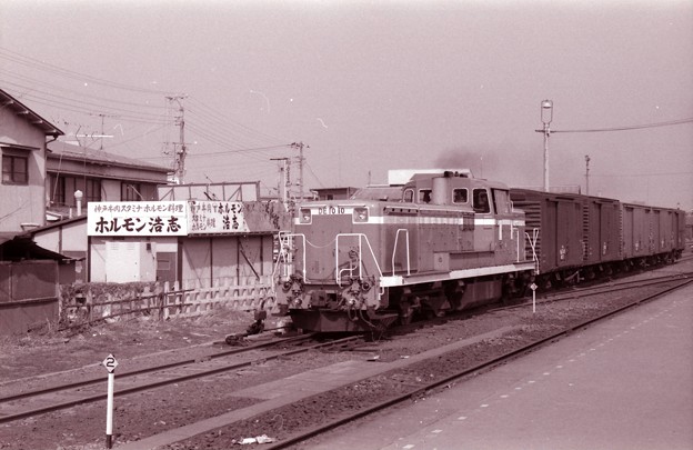 DE10 10 diesel hydraulic at Atsugi station, Ebina-city
