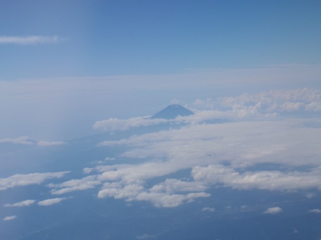 富士山が見えてます。